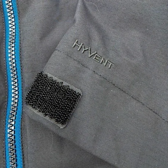 The North Face HyVent Terrain Vista 3L Pro Rain Jacket Men's Medium Black Blue - Picture 13 of 16